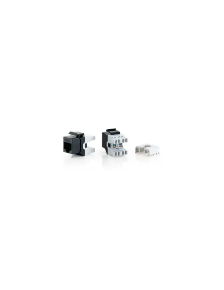 Kit 8 uds equip conector hembra rj45 utp cat6 panel keystone