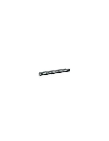 Patch panel equip vacio cat.6 24 puertos keystone 1u