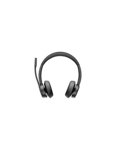 Auriculares Inalámbricos Poly Voyager 4320 UC + Adaptador BT700 + Base de Carga/ con Micrófono/ Bluetooth/ Negros