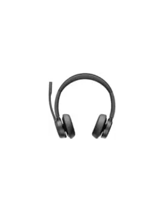 Auriculares Inalámbricos Poly Voyager 4320 + Adaptador BT700 + Base de Carga/ con Micrófono/ Bluetooth/ Negros