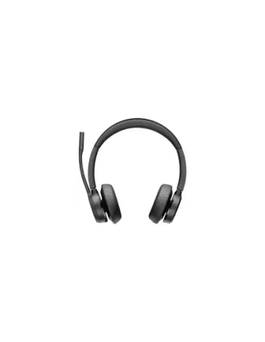 Auriculares Inalámbricos Poly Voyager 4320 + Adaptador BT700 + Base de Carga/ con Micrófono/ Bluetooth/ Negros