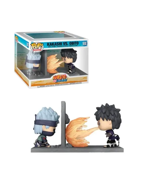 Funko pop moment! naruto shippuden kakashi vs obito uchiha 80256