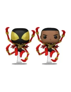 Funko pop marvel spider - man comics miles morales iron spider w - chase aleatorio