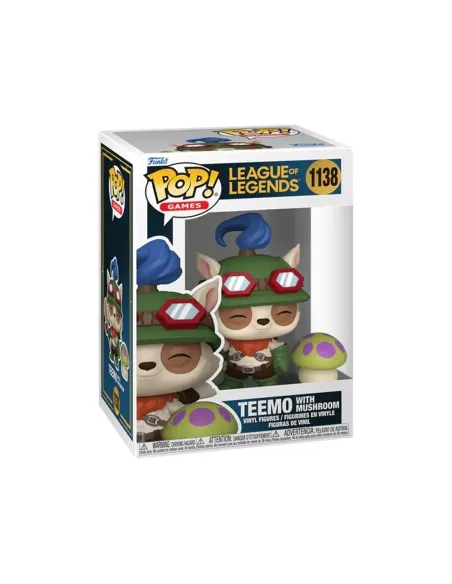Funko pop & buddy league of legends teemo con champiñon