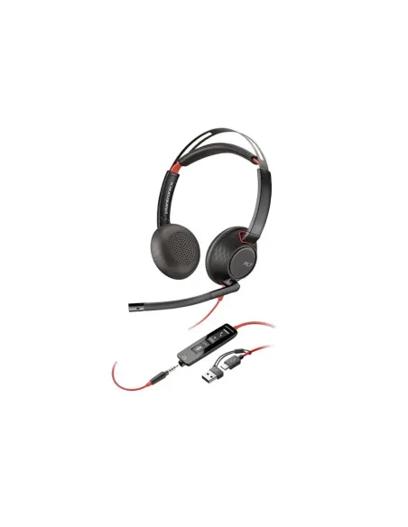 Auriculares poly blackwire 5220 negro