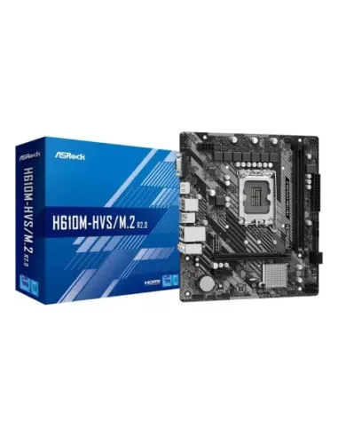 Placa base asrock 1700 h610m - hvs - m.2 r2.0