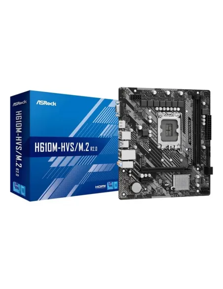 Placa base asrock 1700 h610m - hvs - m.2 r2.0