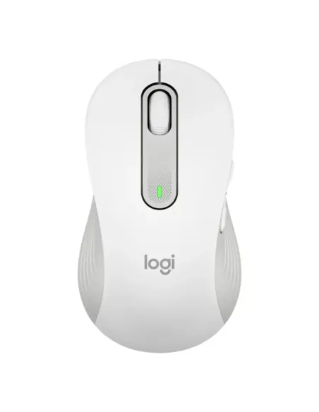 Mouse raton logitech m650 para zurdos optico wireless inalambrico blanco crudo
