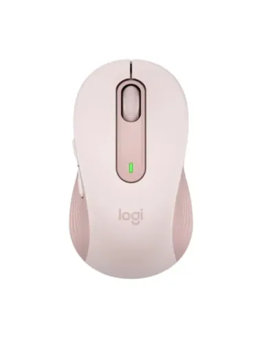 Mouse raton logitech m650 mediano optico wireless inalambrico rosa
