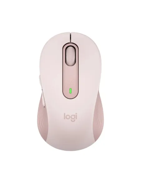 Mouse raton logitech m650 mediano optico wireless inalambrico rosa