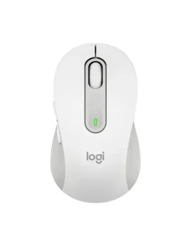 Mouse raton logitech m650 mediano optico wireless inalambrico blanco crudo