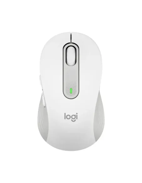 Mouse raton logitech m650 mediano optico wireless inalambrico blanco crudo