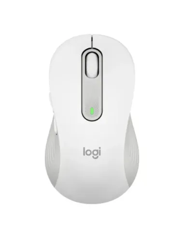 Mouse raton logitech m650 for business grande wireless inalambrico blanco crudo