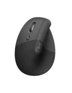 Ratón inalámbrico vertical logitech lift para zurdos 4000 dpi negro - gris