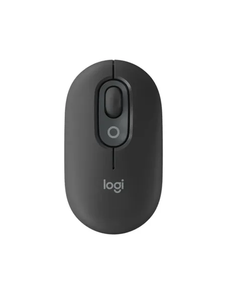 Raton inalambrico logitech pop mouse grafito