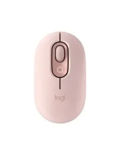 Raton inalambrico logitech pop mouse rosa
