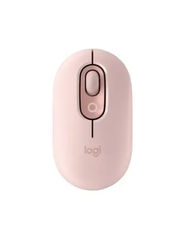 Raton inalambrico logitech pop mouse rosa
