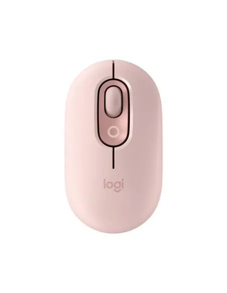 Raton inalambrico logitech pop mouse rosa