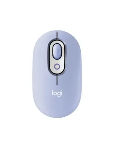 Raton inalambrico logitech pop mouse lila