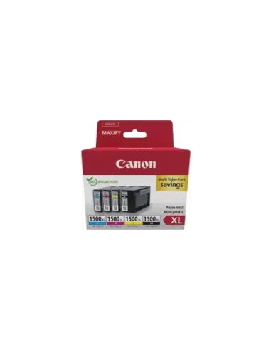Cartucho de Tinta Original Canon PGI-1500XL Multipack Alta Capacidad/ Cian/ Magenta/ Amarillo/ Negro