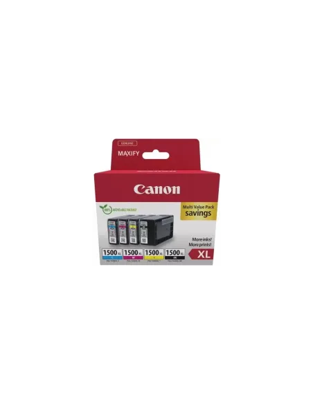 Cartucho de Tinta Original Canon PGI-1500XL Multipack Alta Capacidad/ Cian/ Magenta/ Amarillo/ Negro