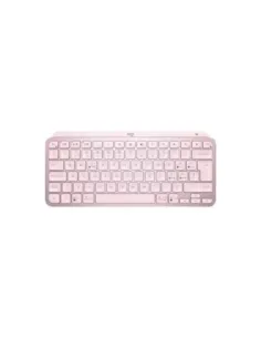 Teclado logitech mx keys mini rosa wireless inalambrico