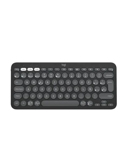 Teclado logitech pebble keys 2 k380s inalambrico grafito