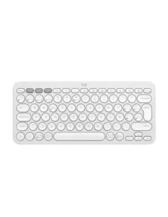 Teclado logitech pebble keys 2 k380s inalambrico blanco