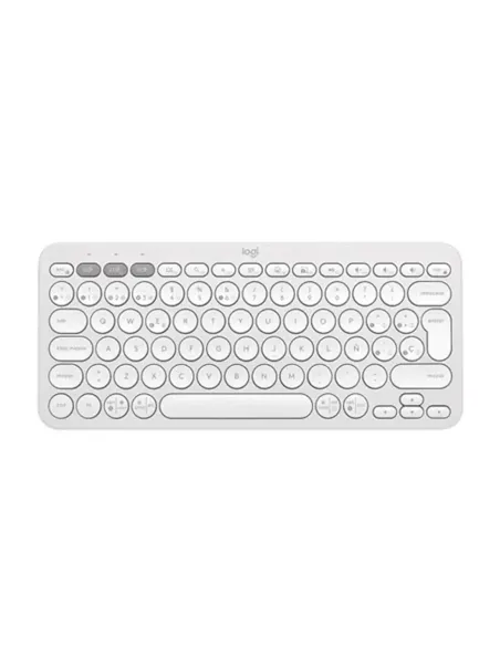 Teclado logitech pebble keys 2 k380s inalambrico blanco