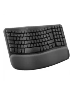 Teclado logitech wave keys bluetooth negro