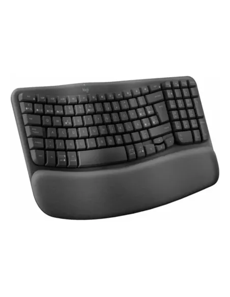 Teclado logitech wave keys bluetooth negro