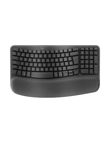 Teclado logitech ergo series wave keys for business negro