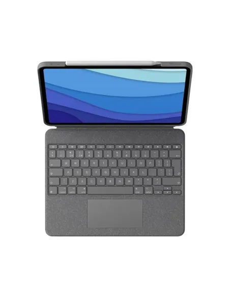 Funda logitech combo touch para con teclado para ipad pro m4 11 pulgadas grafito