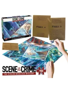 Juego de mesa puzzle escena del crimen la casa de los espejos