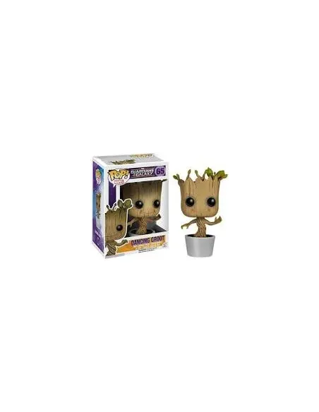 Funko pop bobble marvel los guardianes de la galaxia groot bailando