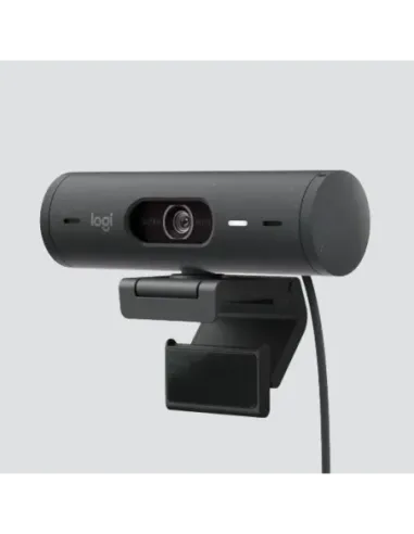 Webcam logitech brio 500 grafito full hd -  usb tipo c