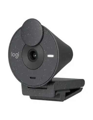 Webcam logitech brio 300 grafito full hd -  usb tipo c