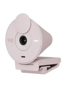 Webcam logitech brio 300 rosado full hd -  usb tipo c