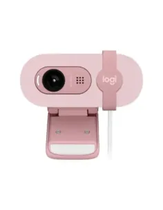 Webcam logitech brio 100 rosado full hd -  usb
