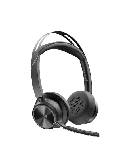Auriculares poly voyager focus 2 inalambrico negro