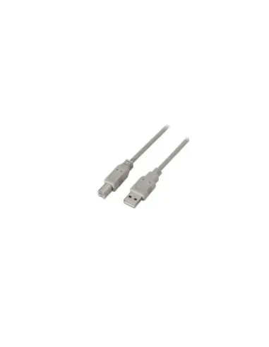 Cable USB 2.0 Impresora Aisens A101-0004/ USB Tipo-B Macho - USB Macho/ 4.5m/ Beige