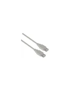 Cable USB 2.0  Aisens A101-0021/ USB Macho - USB Macho/ 1m/ Beige