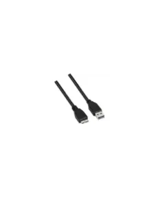 Cable USB 3.0 Aisens A105-0043/ USB Macho - MicroUSB Macho/ Hasta 9W/ 625Mbps/ 1m/ Negro