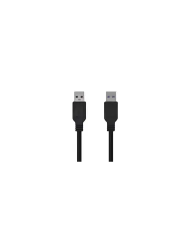 Cable USB 3.0 Aisens A105-0447/ USB Macho - USB Macho/ 5Gbps/ 2m/ Negro