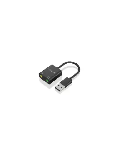 Tarjeta de Sonido Aisens A106-0769/ USB Macho - 2xJack 3.5 Hembra