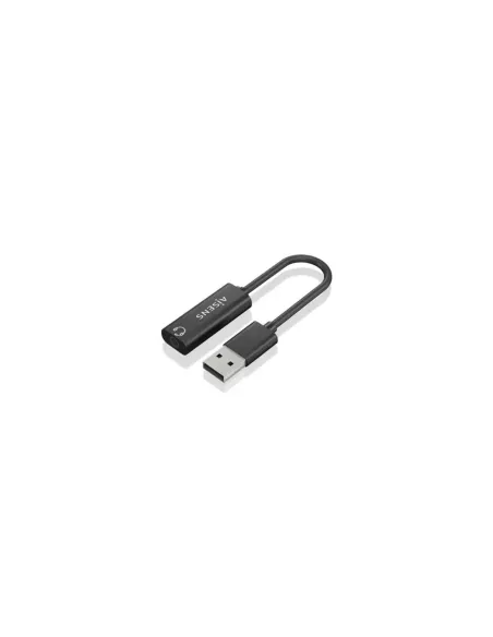 Tarjeta de Sonido Aisens A106-0770/ USB Macho - Jack 3.5 Hembra