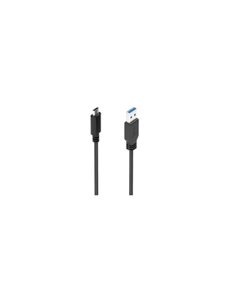 Cable USB 3.1 Tipo-C Aisens A107-0860/ USB Tipo-C Macho - USB Macho/ 10Gbps/ 2m/ Negro