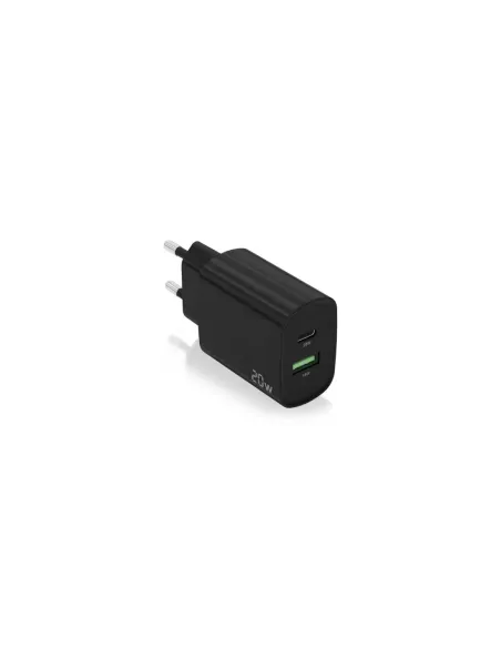 Cargador de Pared Aisens A110-0755/ 1xUSB Tipo-C/ 1xUSB/ 20W