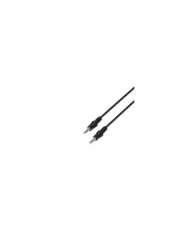 Cable Estéreo Aisens A128-0144/ Jack 3.5 Macho - Jack 3.5 Macho/ Hasta 0.1W/ 10m/ Negro