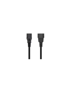 Cable Alimentación Aisens A132-0532/ IEC C13 Hembra - IEC C14 Macho/ 10m/ Negro